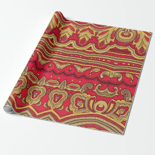 Oriental decor closeup. wrapping paper