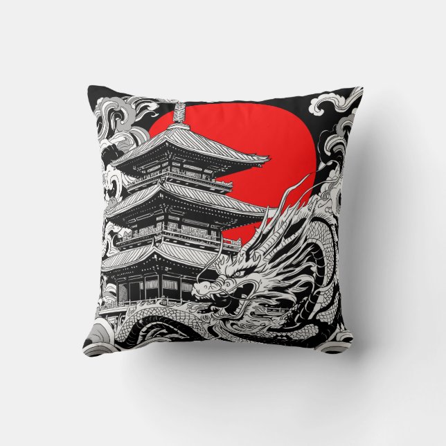 ORIENTAL DRAGON  CUSHION (Back)