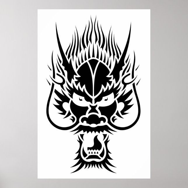 Oriental dragon poster (Front)