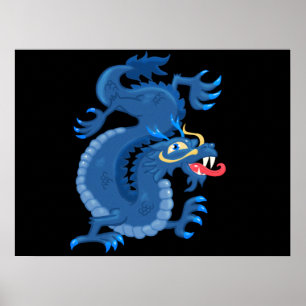 Oriental Dragon Poster