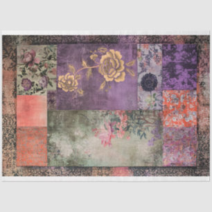 Oriental Esthetics Chinoiserie Patchwork Patterns Tissue Paper