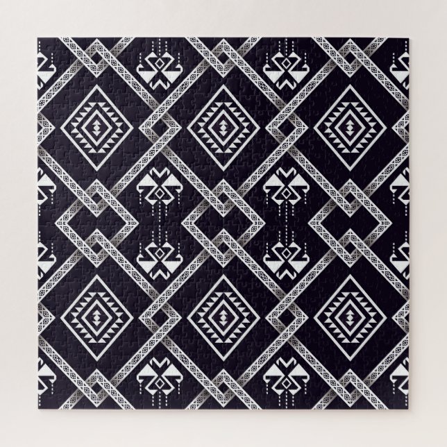 Oriental ethnic, traditional seamless background. jigsaw puzzle (Vertical)