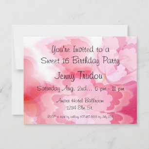 Oriental Floral Multi purpose Birthday Invitation
