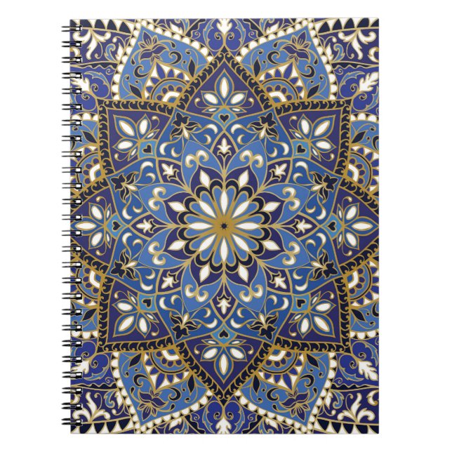 Oriental Floral: Vintage Carpet Notebook (Front)