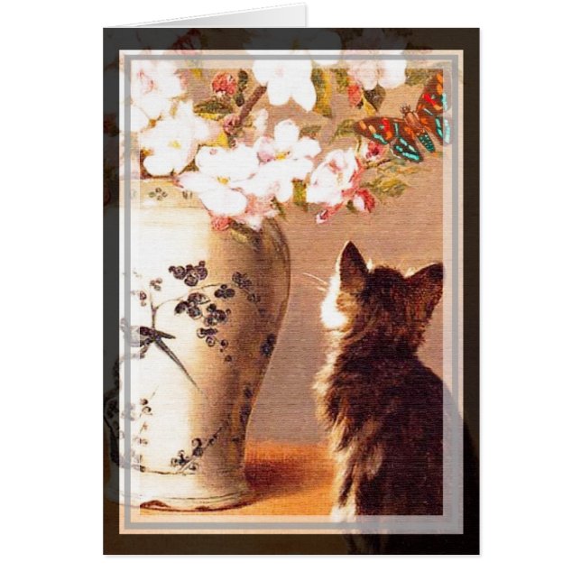 Oriental flowers and butterflies (Front)