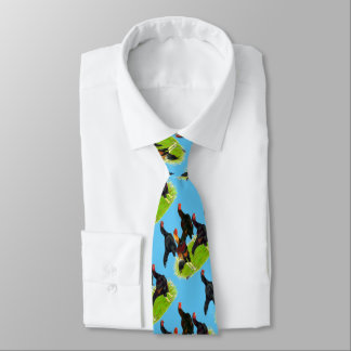Oriental Game Fowl Quartet Tie