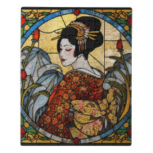 Oriental Geisha Acrylic Stained Glass