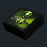 Oriental Gemstone Butterfly Jewellery Design Gift Box<br><div class="desc">Treat yourself or give as a gift with an oriental touch to someone special and precious. Digital art jewellery design by Chinese artist Sandro.</div>