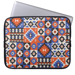 Oriental geometric seamless pattern. Ethnic design Laptop Sleeve