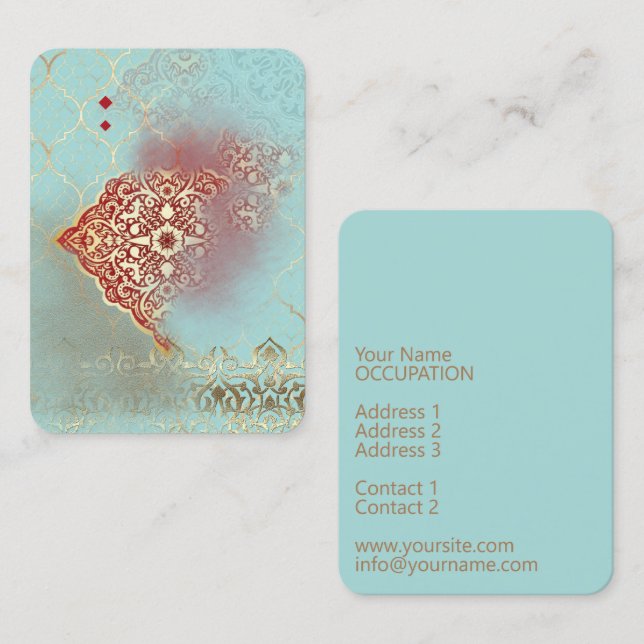 Oriental Glow - Business Card (Front/Back)