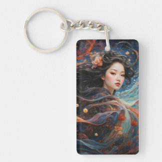 Oriental hallucinations key ring