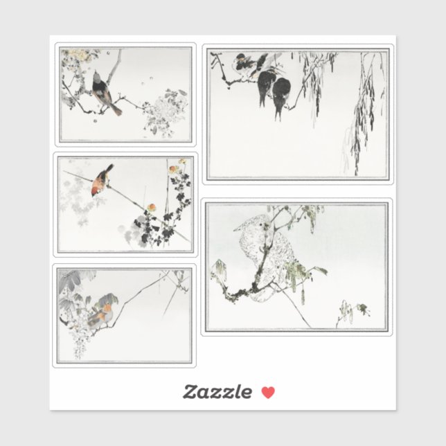 Oriental Ink Birds (Sheet)