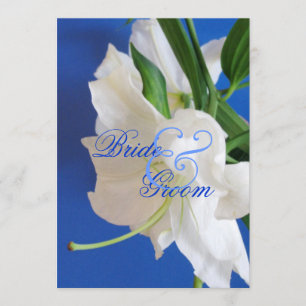 Oriental Lily Wedding Invitation