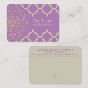Oriental Mandala - Business Card