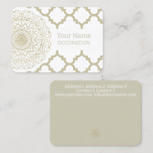 Oriental Mandala - Business Card