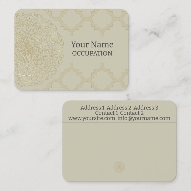 Oriental Mandala - Business Card (Front/Back)