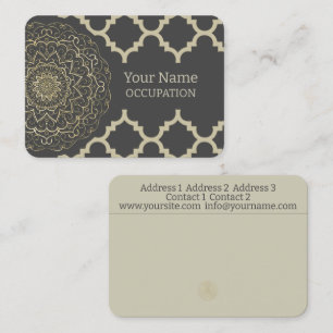 Oriental Mandala - Business Card