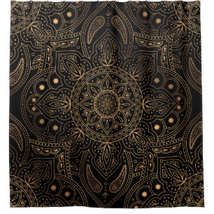 Oriental Mandala, Luxury Vintage Pattern. Shower Curtain