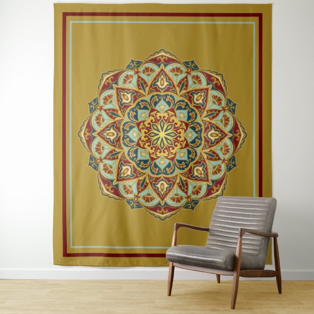 Oriental Mandala - Tapestry (In Situ)