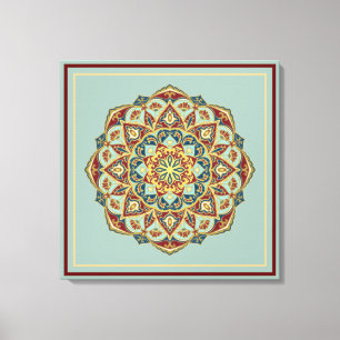 Oriental Mandala - Wrapped Canvas