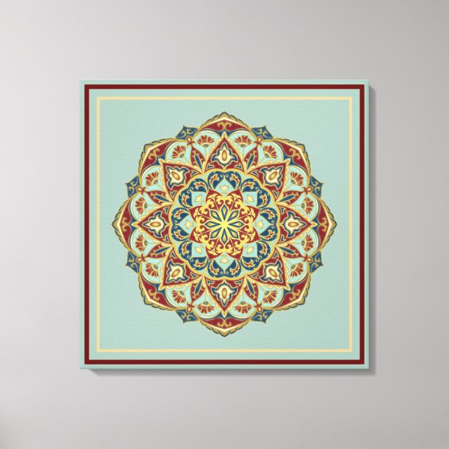 Oriental Mandala - Wrapped Canvas (Front)