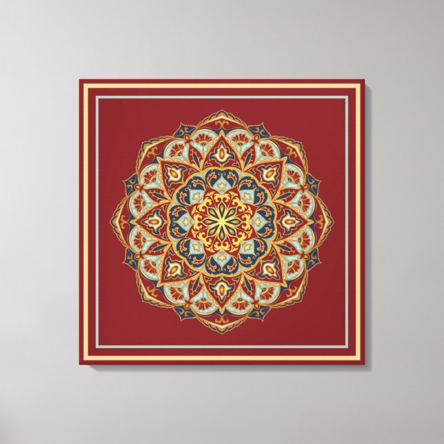 Oriental Mandala - Wrapped Canvas (Front)