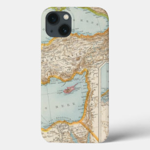 Oriental Mediterranean Map iPhone 13 Case