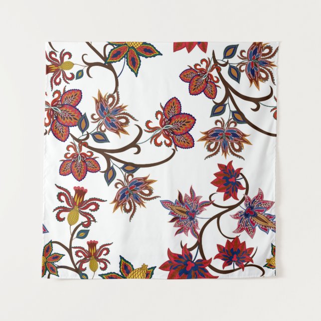 Oriental motives. Seamless pattern with beautiful  Tapestry (Front)