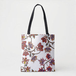 Oriental motives. Seamless pattern with beautiful  Tote Bag