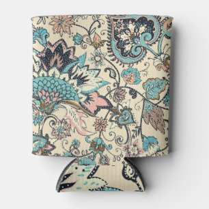 Oriental Paisley: Stylised Textile Elegance. Can Cooler