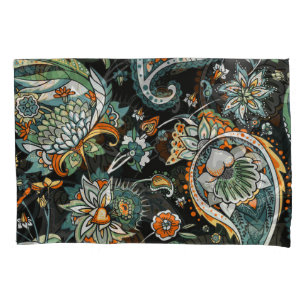 Oriental paisley: traditional Turkish motif. Pillowcase