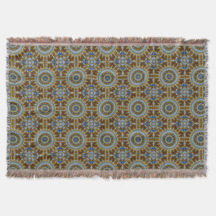 Oriental Pattern Throw Blanket