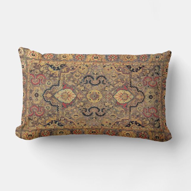 Oriental Persian The Yakob "Polonaise" Print Lumbar Cushion (Front)