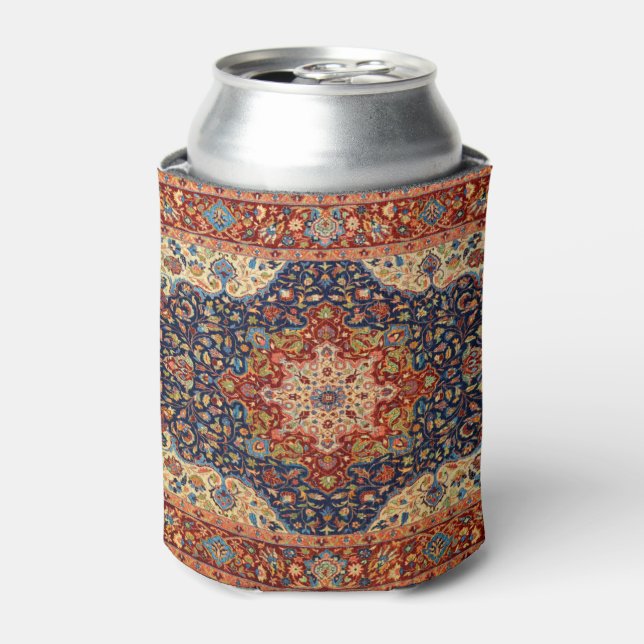 Oriental  Persian Turkish Carpet Pattern Can Cooler (Can Front)