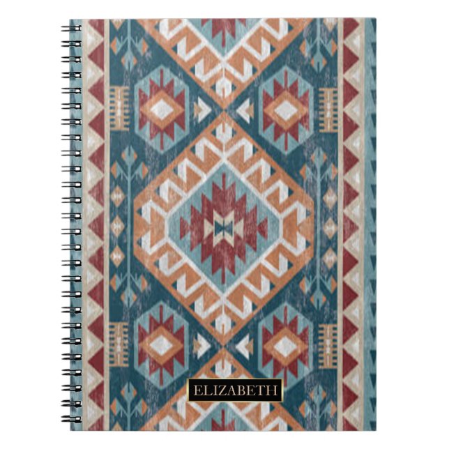 Oriental Persian Turkish Rug Frame Notebook (Front)