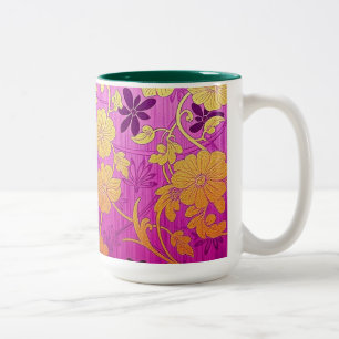 ORIENTAL Pink Golden Pattern - Mug, Cup