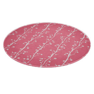 Oriental plum blossom pattern cutting board