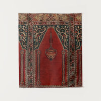 Oriental Prayer Rug design - Mosque motif