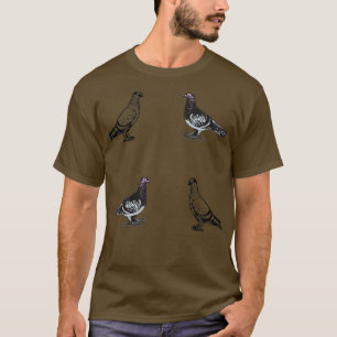 Oriental Roller pigeon breed dove T-Shirt