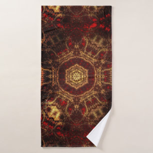 Oriental Rug  Bath Towel Set