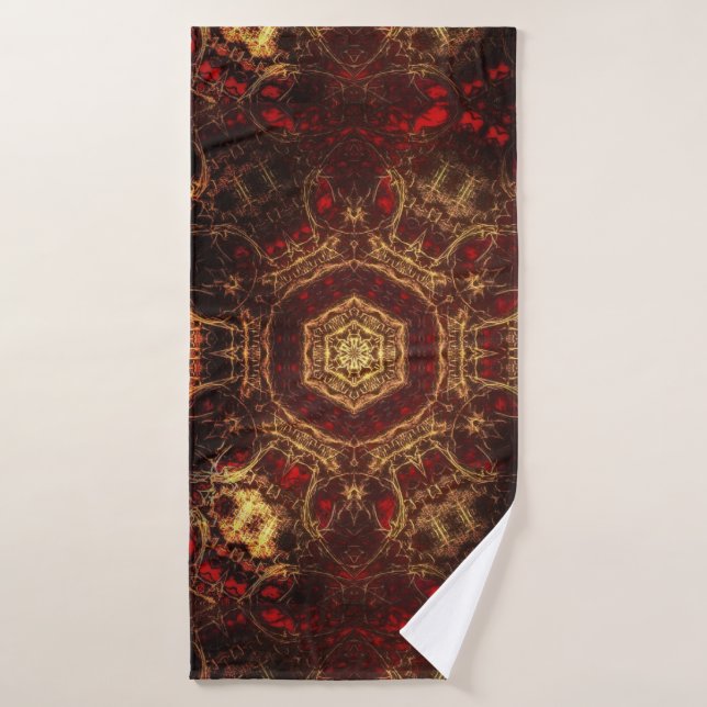 Oriental Rug  Bath Towel Set (Bath Towel)