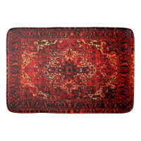 Oriental rug - bold design in warm colours