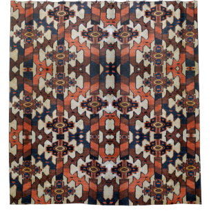 Oriental rug design shower curtain