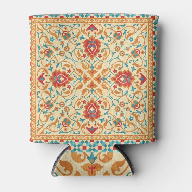 Oriental rug, floral ornamental pattern. can cooler (Front)