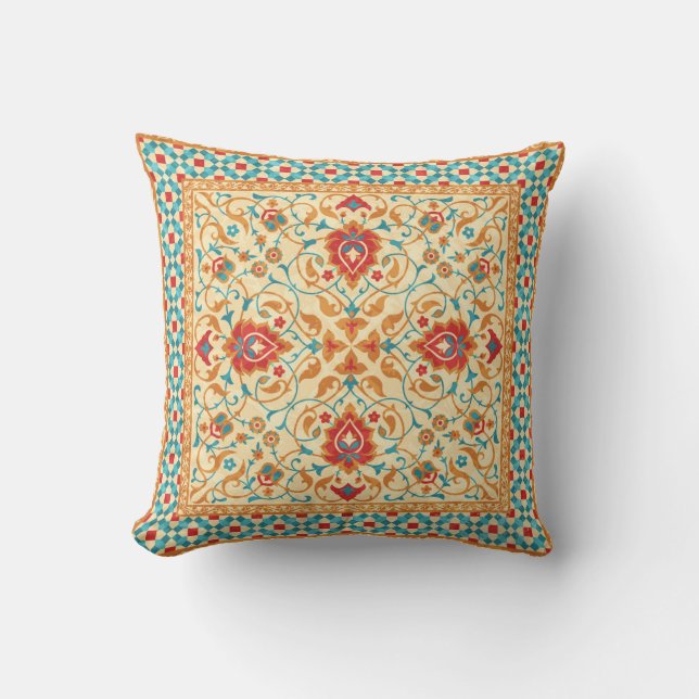 Oriental rug, floral ornamental pattern. cushion (Front)