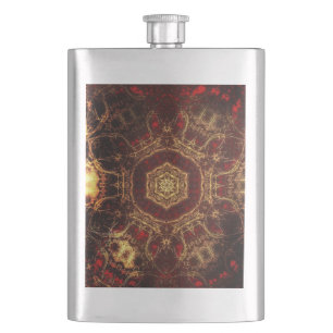 Oriental Rug  Hip Flask