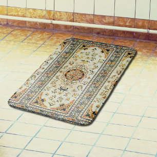 Oriental rug in light colours