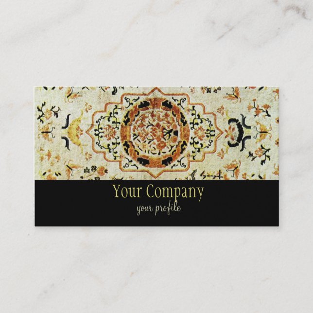 Oriental Rug no4 Business Card (Front)