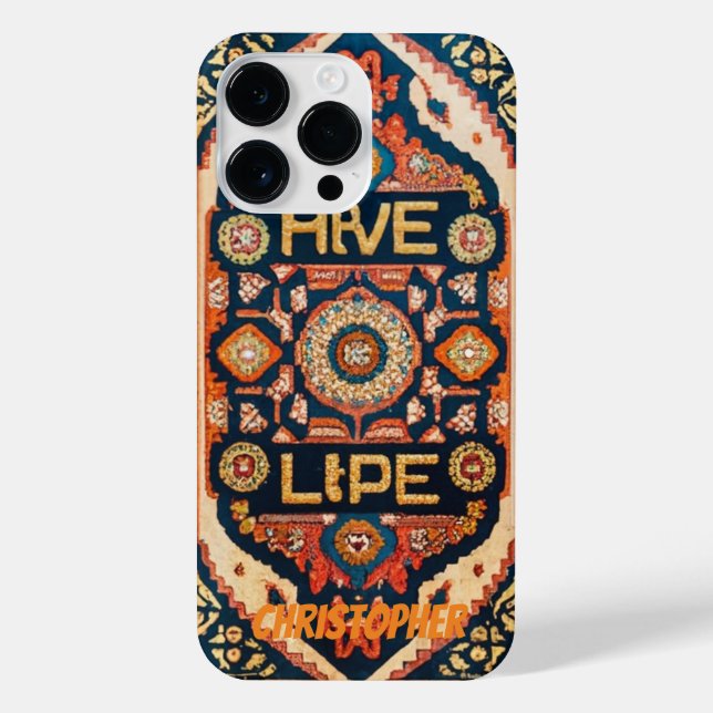 Oriental rug persian carpet iPhone case (Back)