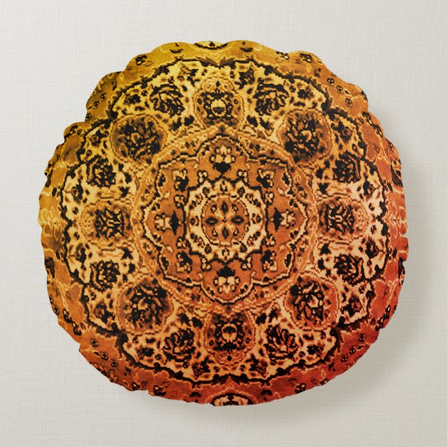 Oriental Rug Round Cushion (Front)